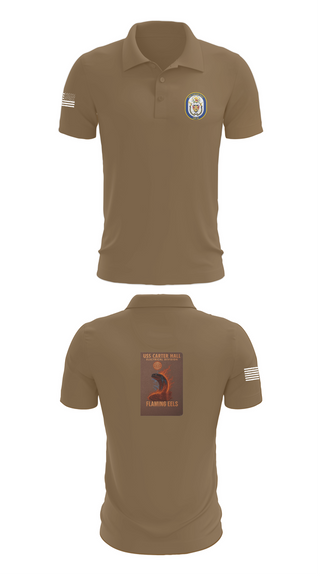 Short Sleeve Performance Polo, Uss Carter Hall, , Teamtime, Team time, sublimation, custom sports apparel, team uniforms, spirit wear, spiritwear, sports uniforms, custom shirts, team store, custom team store, fundraiser sports, apparel fundraiser