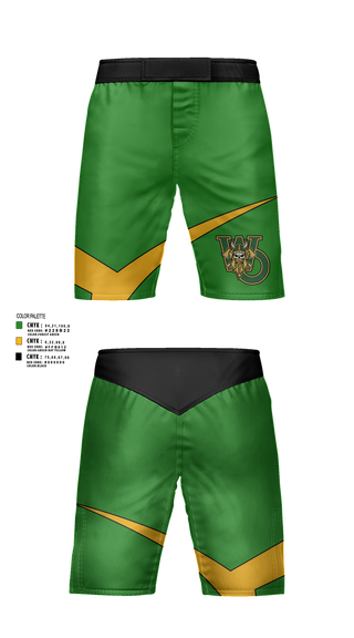 Fight Shorts, White Oak Wrestling, Wrestling, Teamtime, Team time, sublimation, custom sports apparel, team uniforms, spirit wear, spiritwear, sports uniforms, custom shirts, team store, custom team store, fundraiser sports, apparel fundraiser