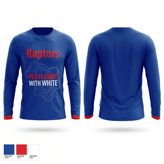 Long Sleeve Performance Shirt, Raptors, Baseball, Teamtime, Team time, sublimation, custom sports apparel, team uniforms, spirit wear, spiritwear, sports uniforms, custom shirts, team store, custom team store, fundraiser sports, apparel fundraiser