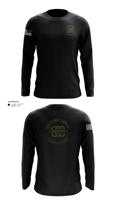 Colorado Combat Conference 90728248 Long Sleeve Performance Shirt 21