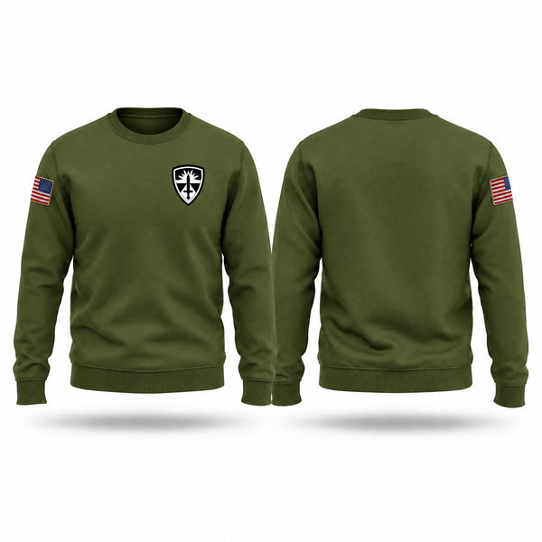 Crew Neck Sweatshirt, Atec, Army, Teamtime, Team time, sublimation, custom sports apparel, team uniforms, spirit wear, spiritwear, sports uniforms, custom shirts, team store, custom team store, fundraiser sports, apparel fundraiser