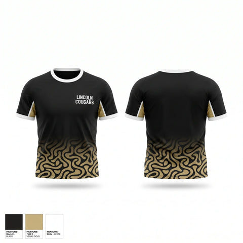 Short Sleeve Performance Shirt, LINCOLN COUGARS, , Teamtime, Team time, sublimation, custom sports apparel, team uniforms, spirit wear, spiritwear, sports uniforms, custom shirts, team store, custom team store, fundraiser sports, apparel fundraiser