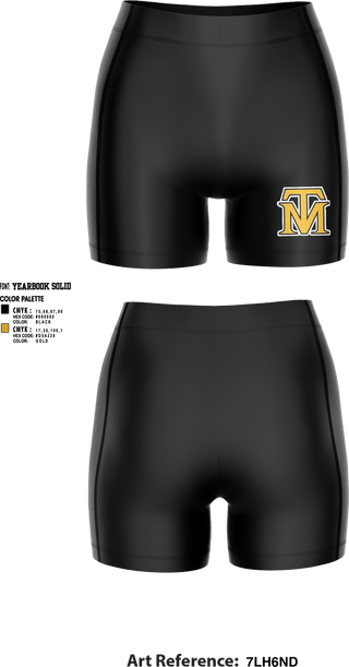 Womens Compression Shorts, Mormon Trail Volleyball, Women's Volleyball, Teamtime, Team time, sublimation, custom sports apparel, team uniforms, spirit wear, spiritwear, sports uniforms, custom shirts, team store, custom team store, fundraiser sports, apparel fundraiser