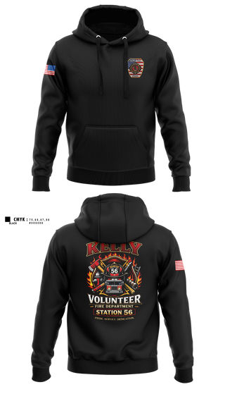 Hoodie, Kelly volunteer fire department, Fire Department, Teamtime, Team time, sublimation, custom sports apparel, team uniforms, spirit wear, spiritwear, sports uniforms, custom shirts, team store, custom team store, fundraiser sports, apparel fundraiser