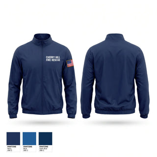 Windbreaker, Cherry Hill Fire & Rescue, Fire Department, Teamtime, Team time, sublimation, custom sports apparel, team uniforms, spirit wear, spiritwear, sports uniforms, custom shirts, team store, custom team store, fundraiser sports, apparel fundraiser