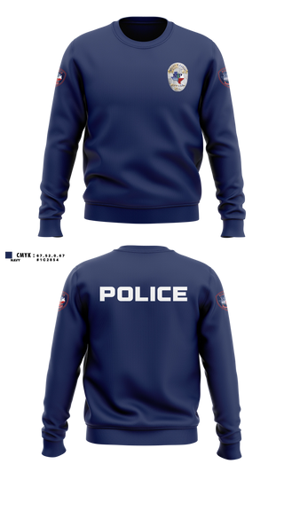 Crew Neck Sweatshirt, Mount Pleasant Police Department, Police, Teamtime, Team time, sublimation, custom sports apparel, team uniforms, spirit wear, spiritwear, sports uniforms, custom shirts, team store, custom team store, fundraiser sports, apparel fundraiser
