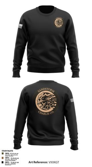 Crew Neck Sweatshirt, Charlie Company, , Teamtime, Team time, sublimation, custom sports apparel, team uniforms, spirit wear, spiritwear, sports uniforms, custom shirts, team store, custom team store, fundraiser sports, apparel fundraiser
