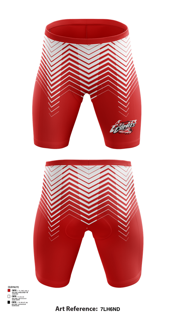 Mens Compression Shorts, Chevak Comets, Wrestling, Teamtime, Team time, sublimation, custom sports apparel, team uniforms, spirit wear, spiritwear, sports uniforms, custom shirts, team store, custom team store, fundraiser sports, apparel fundraiser
