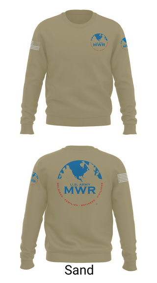 Crew Neck Sweatshirt, FAMILY AND MORALE, WELFARE AND RECREATION, , Teamtime, Team time, sublimation, custom sports apparel, team uniforms, spirit wear, spiritwear, sports uniforms, custom shirts, team store, custom team store, fundraiser sports, apparel fundraiser