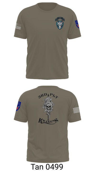 95th cbrn 3rd plt Short Sleeve Performance Shirt - 76