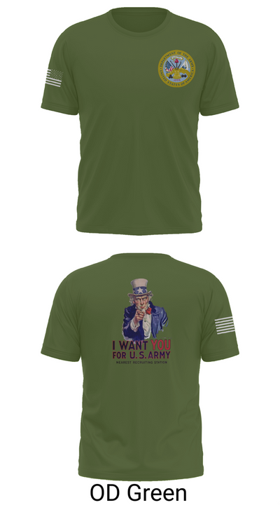 US Army I Want You 76454793 Short Sleeve Performance Shirt - 56