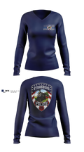 Strasburg Police Women's Long Sleeve V-neck Shirt - 6