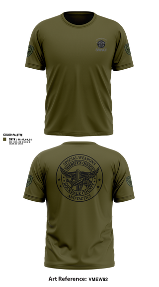 Old School Cotton Feel Shirt, Rockdale SWAT, Police, Teamtime, Team time, sublimation, custom sports apparel, team uniforms, spirit wear, spiritwear, sports uniforms, custom shirts, team store, custom team store, fundraiser sports, apparel fundraiser