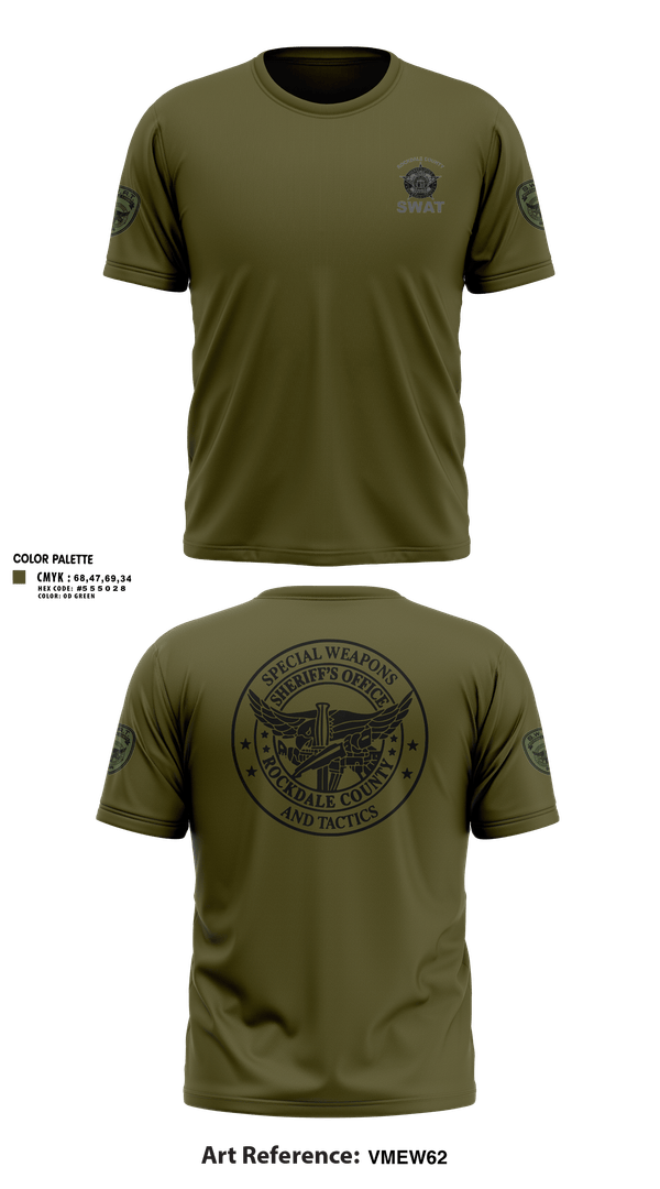 Old School Cotton Feel Shirt, Rockdale SWAT, Police, Teamtime, Team time, sublimation, custom sports apparel, team uniforms, spirit wear, spiritwear, sports uniforms, custom shirts, team store, custom team store, fundraiser sports, apparel fundraiser