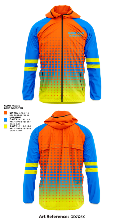 Skydive Dallas Pajama Party 6705089 Windbreaker - 1