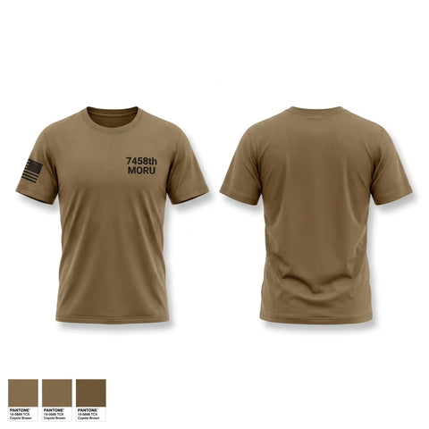 Old School Cotton Feel Shirt, 7458th MORU, Army, Teamtime, Team time, sublimation, custom sports apparel, team uniforms, spirit wear, spiritwear, sports uniforms, custom shirts, team store, custom team store, fundraiser sports, apparel fundraiser