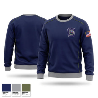 Crew Neck Sweatshirt, Nahant Marine Unit, Police, Teamtime, Team time, sublimation, custom sports apparel, team uniforms, spirit wear, spiritwear, sports uniforms, custom shirts, team store, custom team store, fundraiser sports, apparel fundraiser