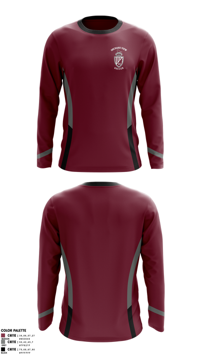 Orchard View High School Long Sleeve Performance Shirt 1