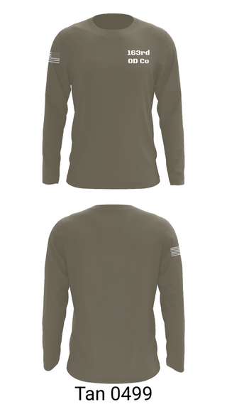 Long Sleeve Performance Shirt, 163rd OD Co, , Teamtime, Team time, sublimation, custom sports apparel, team uniforms, spirit wear, spiritwear, sports uniforms, custom shirts, team store, custom team store, fundraiser sports, apparel fundraiser