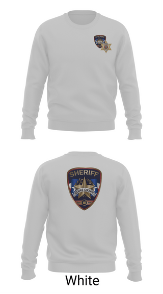 Crew Neck Sweatshirt, Cooke County Sheriff’s Office, Police, Teamtime, Team time, sublimation, custom sports apparel, team uniforms, spirit wear, spiritwear, sports uniforms, custom shirts, team store, custom team store, fundraiser sports, apparel fundraiser