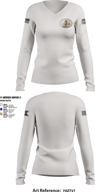 Womens Long Sleeve Vneck Shirt, 2nd Plt, Doghouse Company, 1/3 TOG, , Teamtime, Team time, sublimation, custom sports apparel, team uniforms, spirit wear, spiritwear, sports uniforms, custom shirts, team store, custom team store, fundraiser sports, apparel fundraiser