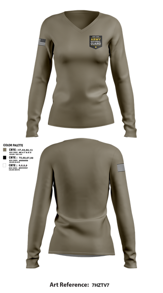 Womens Long Sleeve Vneck Shirt, HV Guardians, , Teamtime, Team time, sublimation, custom sports apparel, team uniforms, spirit wear, spiritwear, sports uniforms, custom shirts, team store, custom team store, fundraiser sports, apparel fundraiser