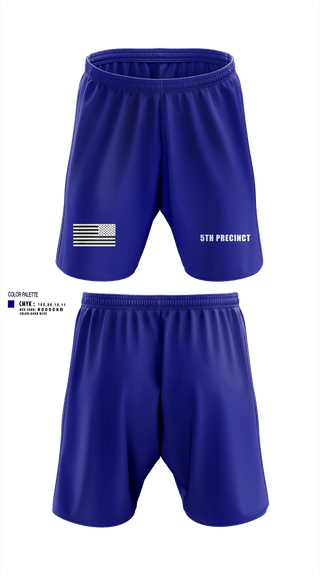 Athletic Shorts With Pockets, 5th Precinct, Police, Teamtime, Team time, sublimation, custom sports apparel, team uniforms, spirit wear, spiritwear, sports uniforms, custom shirts, team store, custom team store, fundraiser sports, apparel fundraiser
