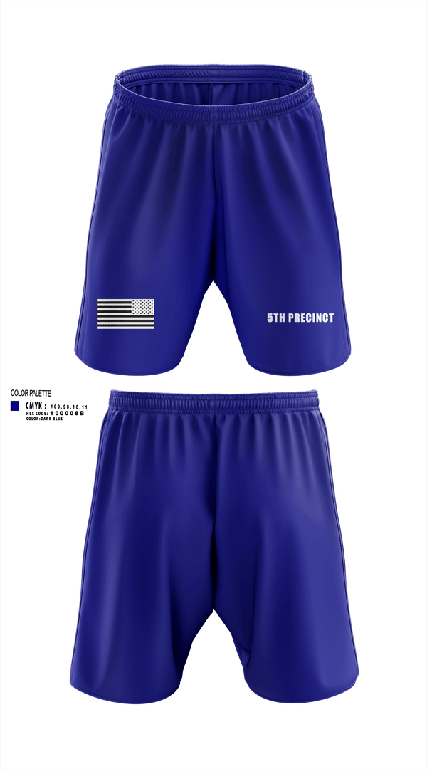 Athletic Shorts With Pockets, 5th Precinct, Police, Teamtime, Team time, sublimation, custom sports apparel, team uniforms, spirit wear, spiritwear, sports uniforms, custom shirts, team store, custom team store, fundraiser sports, apparel fundraiser