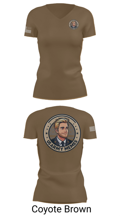 U.S Army memes 48956065 Women's Short Sleeve V-neck Shirt - 8