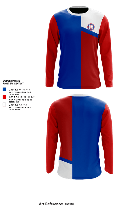 Trenholm Little League 21570649 Long Sleeve Performance Shirt 1