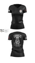 1/182 1st Platoon Women's Short Sleeve V-neck Shirt - 9