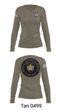 Princeton Police Department 28303726 Women's Long Sleeve V-neck Shirt - 11