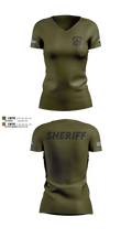 Cassia County Sheriff’s Office Women's Short Sleeve V-neck Shirt - 11