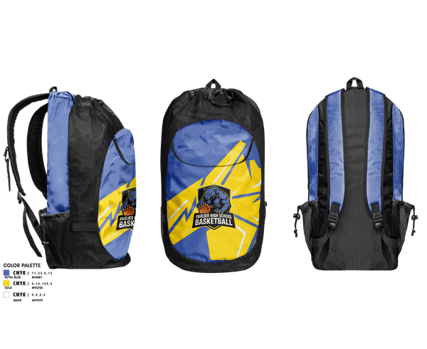 Gear Bag, Parlier High School Basketball, Men's Basketball, Teamtime, Team time, sublimation, custom sports apparel, team uniforms, spirit wear, spiritwear, sports uniforms, custom shirts, team store, custom team store, fundraiser sports, apparel fundraiser