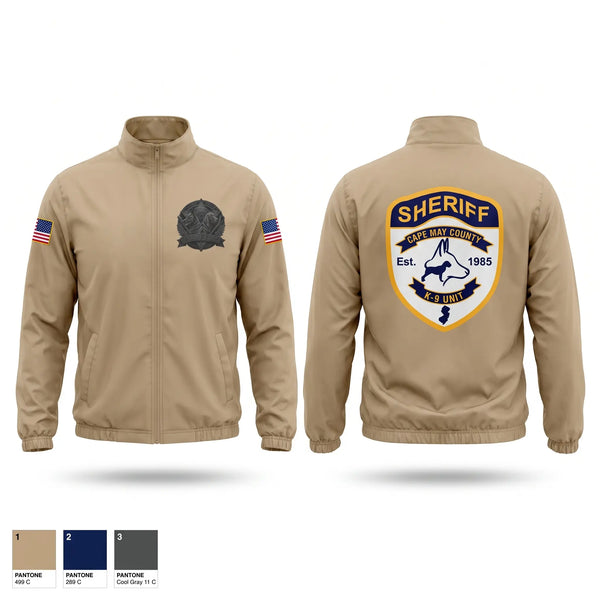 Windbreaker, CMCSO k9, Police, Teamtime, Team time, sublimation, custom sports apparel, team uniforms, spirit wear, spiritwear, sports uniforms, custom shirts, team store, custom team store, fundraiser sports, apparel fundraiser