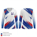 Illinois Bobcats 21471072 Women's Long Sleeve V-neck Shirt - 1