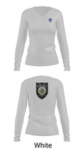 Ellwood city police 80330688 Women's Long Sleeve V-neck Shirt - 11