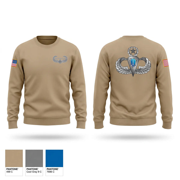 Crew Neck Sweatshirt, Air Assult, Army, Teamtime, Team time, sublimation, custom sports apparel, team uniforms, spirit wear, spiritwear, sports uniforms, custom shirts, team store, custom team store, fundraiser sports, apparel fundraiser