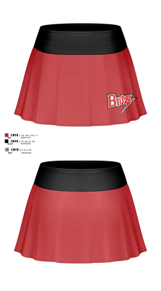 Lacrosse Skort, Chicago Blitz Youth Football and Cheer, , Teamtime, Team time, sublimation, custom sports apparel, team uniforms, spirit wear, spiritwear, sports uniforms, custom shirts, team store, custom team store, fundraiser sports, apparel fundraiser