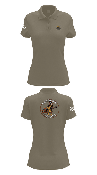 NJROTC Apache Company 29120146 Women's Short Sleeve Performance Polo  - 71