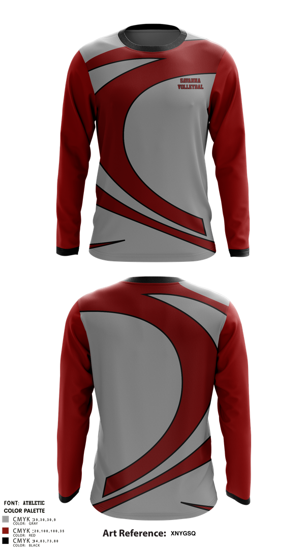 Long Sleeve Performance Shirt, Savanna, Men's Volleyball, Teamtime, Team time, sublimation, custom sports apparel, team uniforms, spirit wear, spiritwear, sports uniforms, custom shirts, team store, custom team store, fundraiser sports, apparel fundraiser