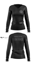 Ridgeway Station Task Force 58877881 Women's Long Sleeve V-neck Shirt - 5