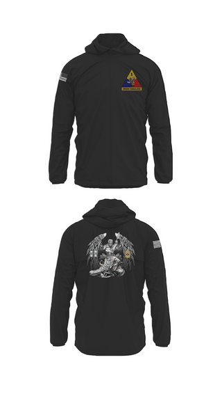 Windbreaker, HHC BDE, 1AD CAB, Army, Teamtime, Team time, sublimation, custom sports apparel, team uniforms, spirit wear, spiritwear, sports uniforms, custom shirts, team store, custom team store, fundraiser sports, apparel fundraiser