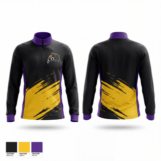 Quarter Zip Jacket, Wright Panthers, Track & Field, Teamtime, Team time, sublimation, custom sports apparel, team uniforms, spirit wear, spiritwear, sports uniforms, custom shirts, team store, custom team store, fundraiser sports, apparel fundraiser