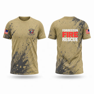 Old School Cotton Feel Shirt, Forreston, Fire Department, Teamtime, Team time, sublimation, custom sports apparel, team uniforms, spirit wear, spiritwear, sports uniforms, custom shirts, team store, custom team store, fundraiser sports, apparel fundraiser