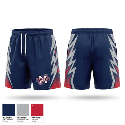 Morgan Raiders Athletic Shorts With Pockets - 1