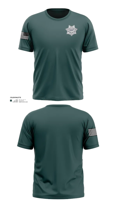 Coalinga Police Department Old School Cotton Feel Shirt - 22