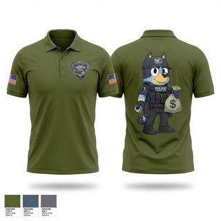 Short Sleeve Performance Polo, Prince George's County Police Robbery Unit, Police, Teamtime, Team time, sublimation, custom sports apparel, team uniforms, spirit wear, spiritwear, sports uniforms, custom shirts, team store, custom team store, fundraiser sports, apparel fundraiser