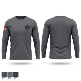 Long Sleeve Performance Shirt, Wetzel County Sheriff, Police, Teamtime, Team time, sublimation, custom sports apparel, team uniforms, spirit wear, spiritwear, sports uniforms, custom shirts, team store, custom team store, fundraiser sports, apparel fundraiser
