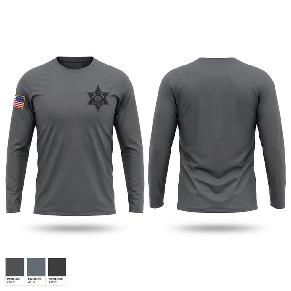 Long Sleeve Performance Shirt, Wetzel County Sheriff, Police, Teamtime, Team time, sublimation, custom sports apparel, team uniforms, spirit wear, spiritwear, sports uniforms, custom shirts, team store, custom team store, fundraiser sports, apparel fundraiser